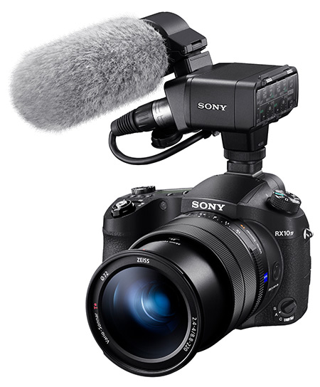 Sony Cyber-shot RX10 IV externí mikrofon